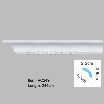 Nouvelle moulure de corniche simple de conception